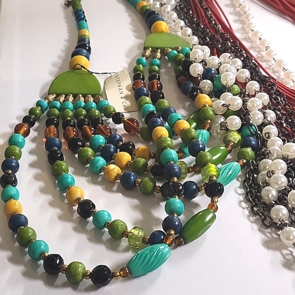 NT541 Wearable Vintage Necklaces Grab Bag or Craft Lot - Picture 9 of 12